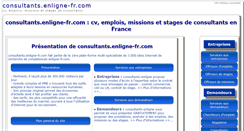 Desktop Screenshot of consultants-enligne.com